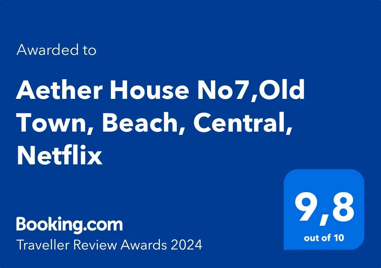 Apartmán Aether Flats No7,Old Town, Beach, Central, Netflix Antalya